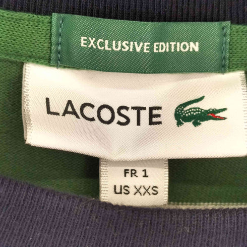 ラコステ LACOSTE 別注ボーダーカットソー メンズ  XXS